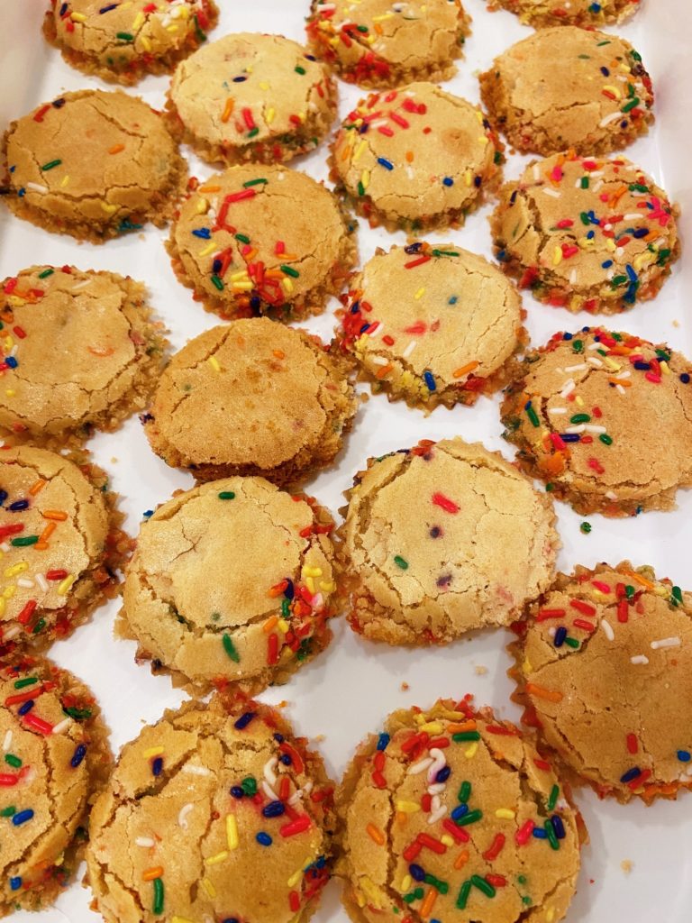 confetti cookies buttery