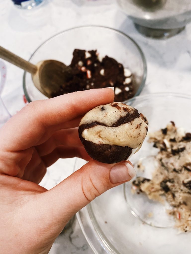 cookie dough ball truffle