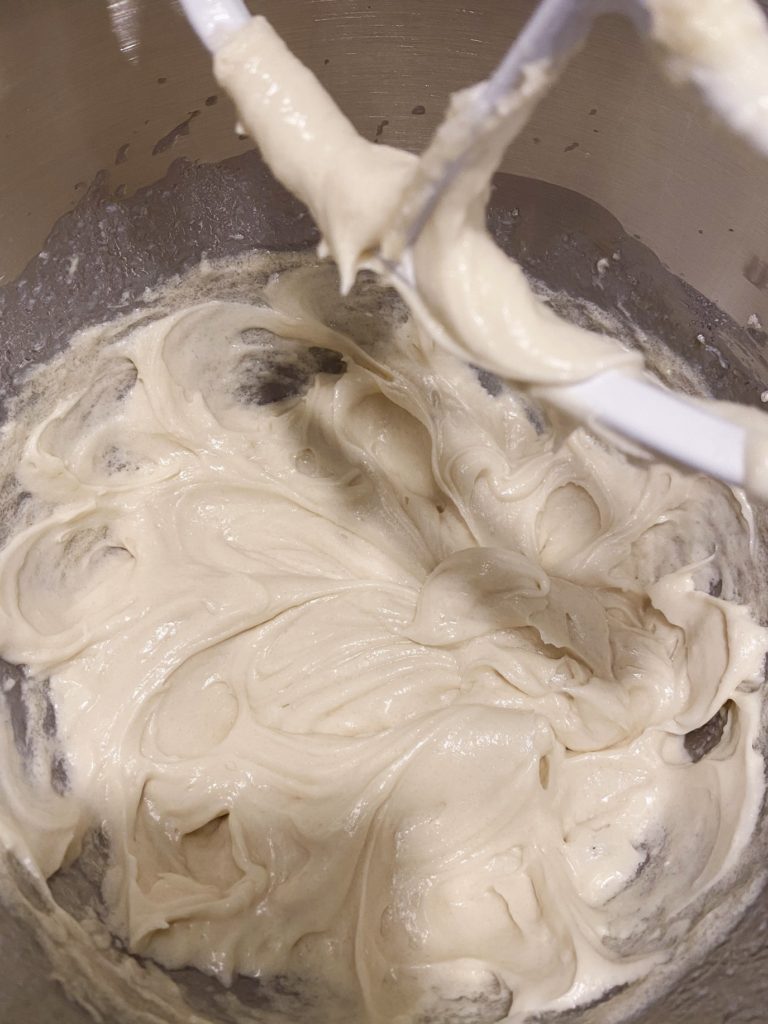 confetti cake fluffy batter before dry