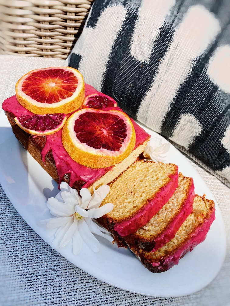 blood orange loaf cake patio