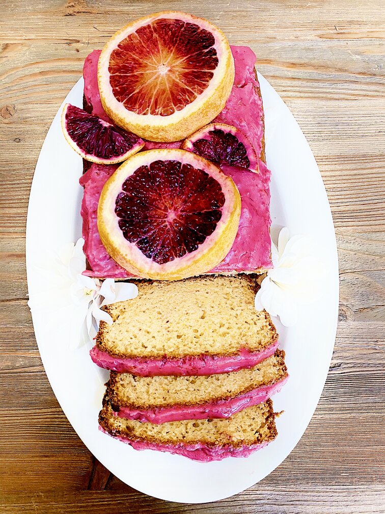 beautiful centerpiece easter pinterest blood orange loaf cake spring
